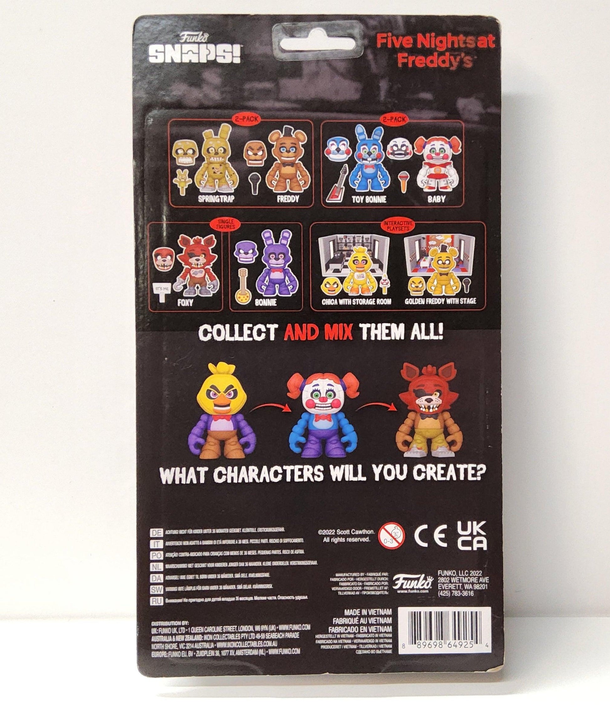 Funko Snaps! Toy Bonnie & Baby FNAF Action Figures - Five Nights at Freddy's - Logan's Toy Chest