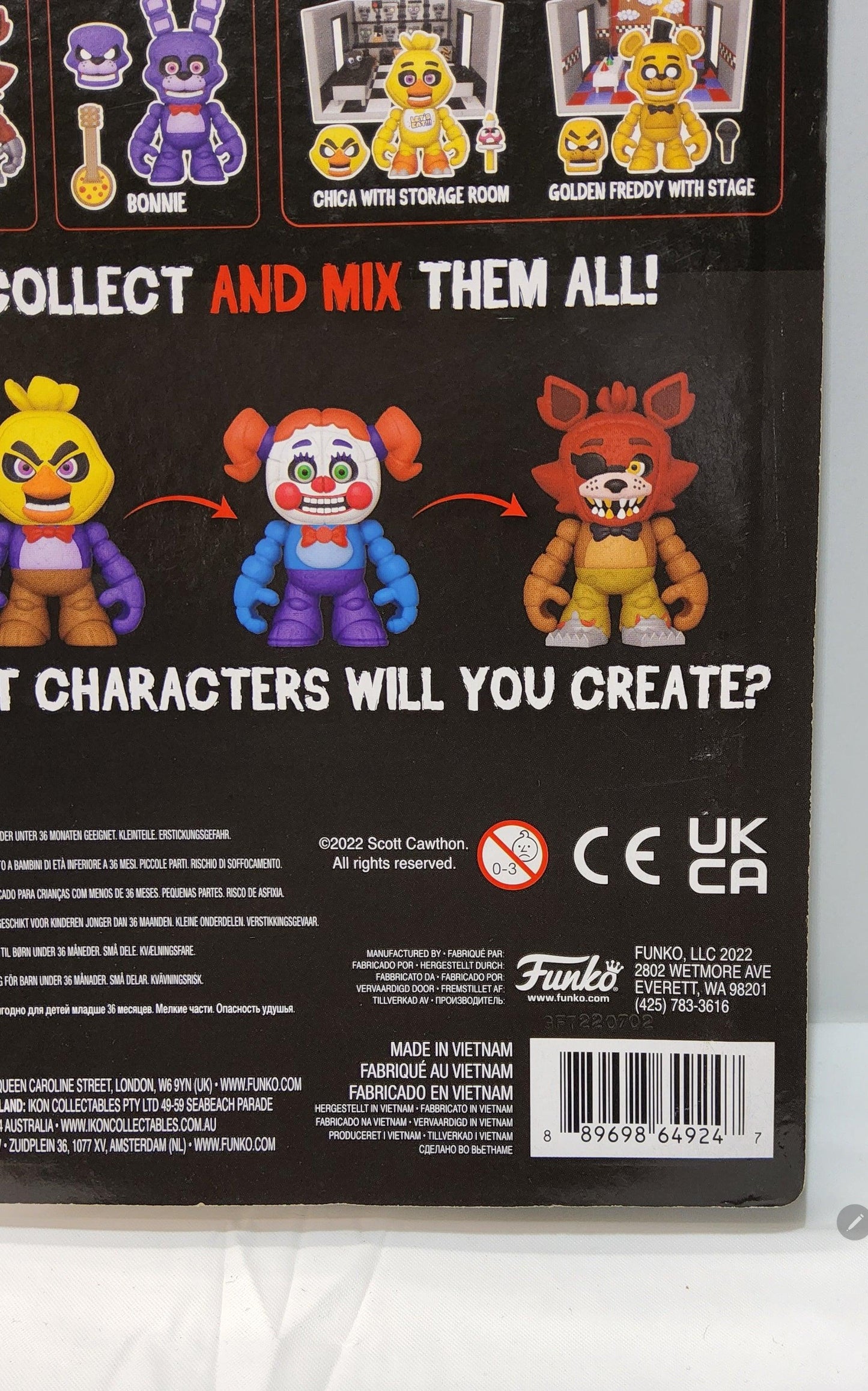 Funko Snaps!: Five Nights at Freddy's - Golden Freddy, Playset