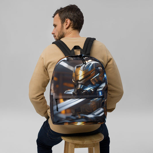 Futuristic Robot Sci-Fi Custom Design Backpack - Logan's Toy Chest