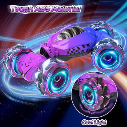 Gesture Sensing RC Stunt Car - 4WD 360° Rotate Remote Control Car for Kids - Logan's Toy Chest