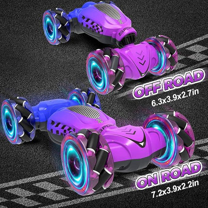 Gesture Sensing RC Stunt Car - 4WD 360° Rotate Remote Control Car for Kids - Logan's Toy Chest