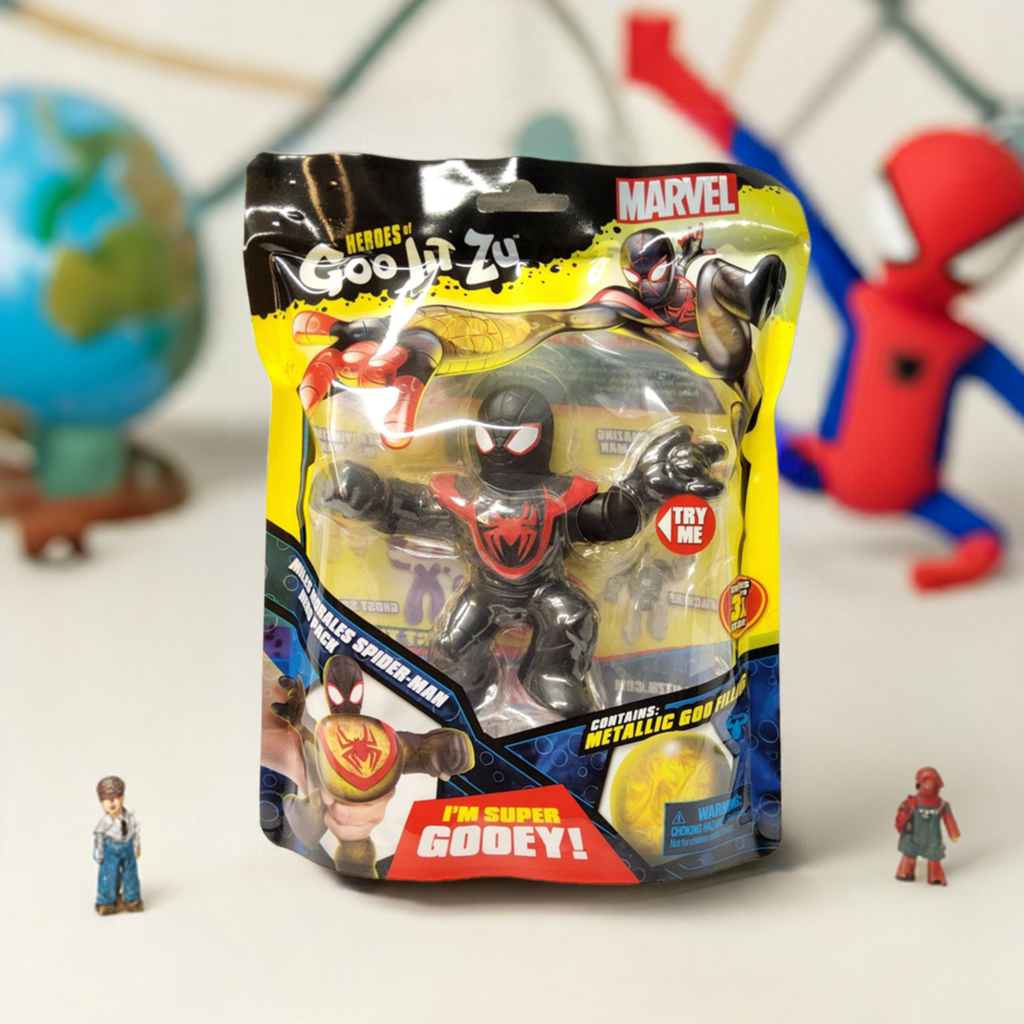 "Goo Jit Zu Marvel S3 Hero Pack - Miles Morales Action Figure" - Logan's Toy Chest