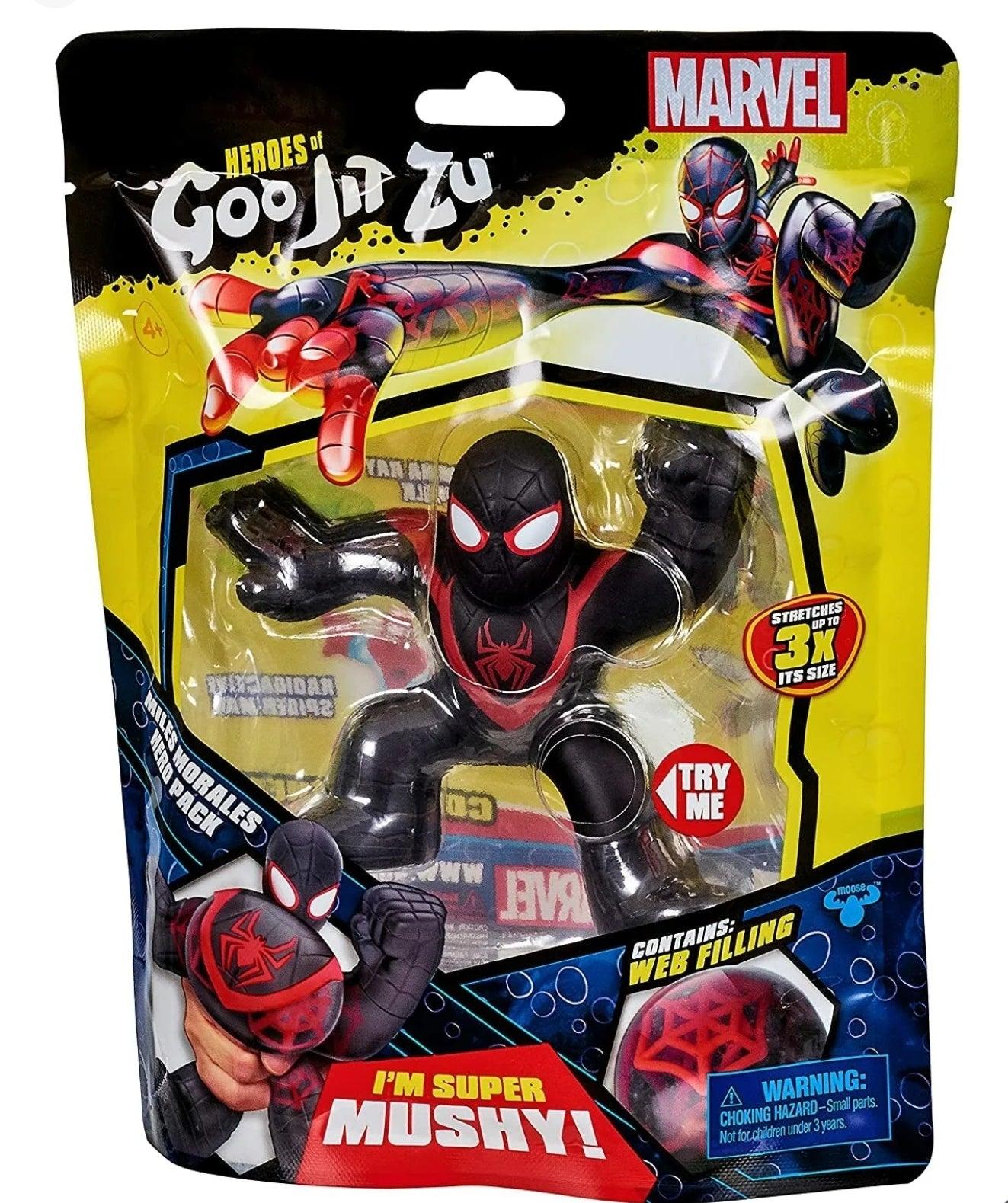 "Goo Jit Zu Marvel S3 Hero Pack - Miles Morales Action Figure" - Logan's Toy Chest