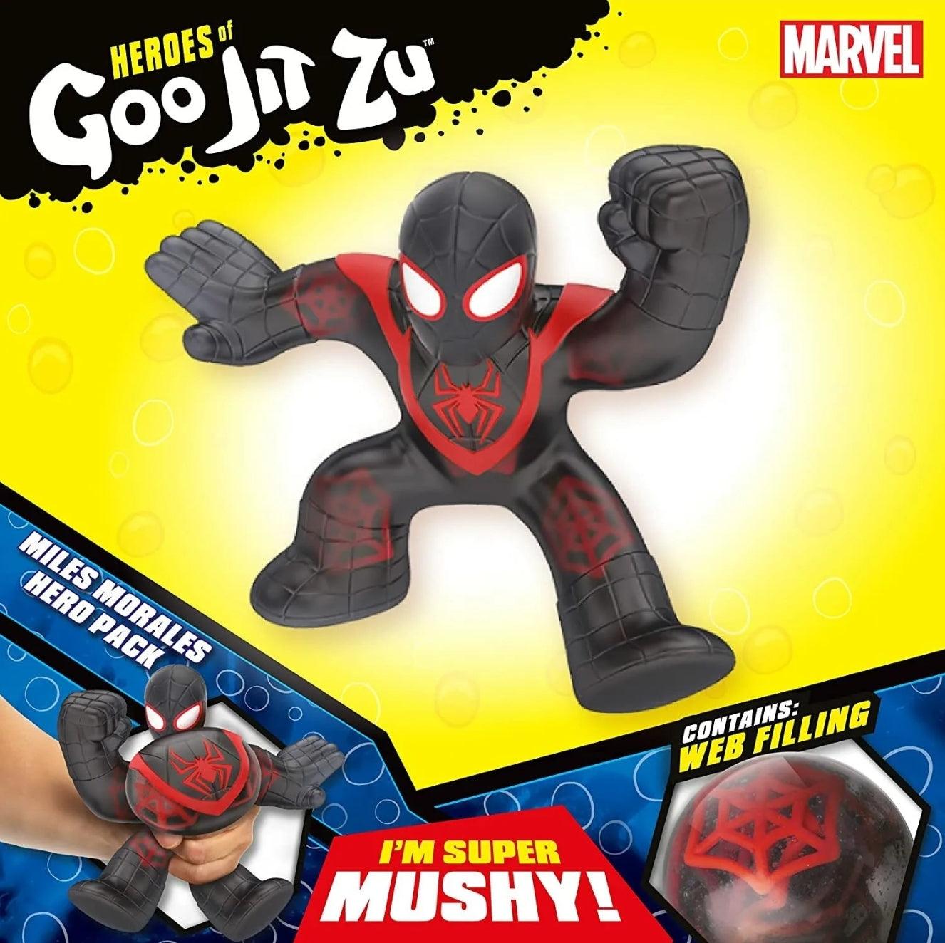 "Goo Jit Zu Marvel S3 Hero Pack - Miles Morales Action Figure" - Logan's Toy Chest