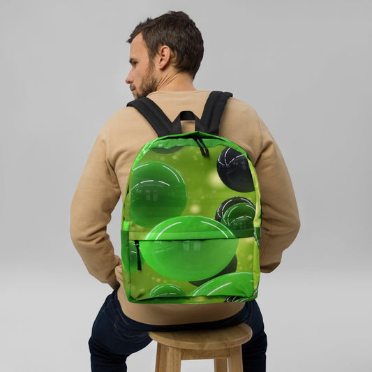 Green Bubble World Designer Backpack - Logan's Toy Chest