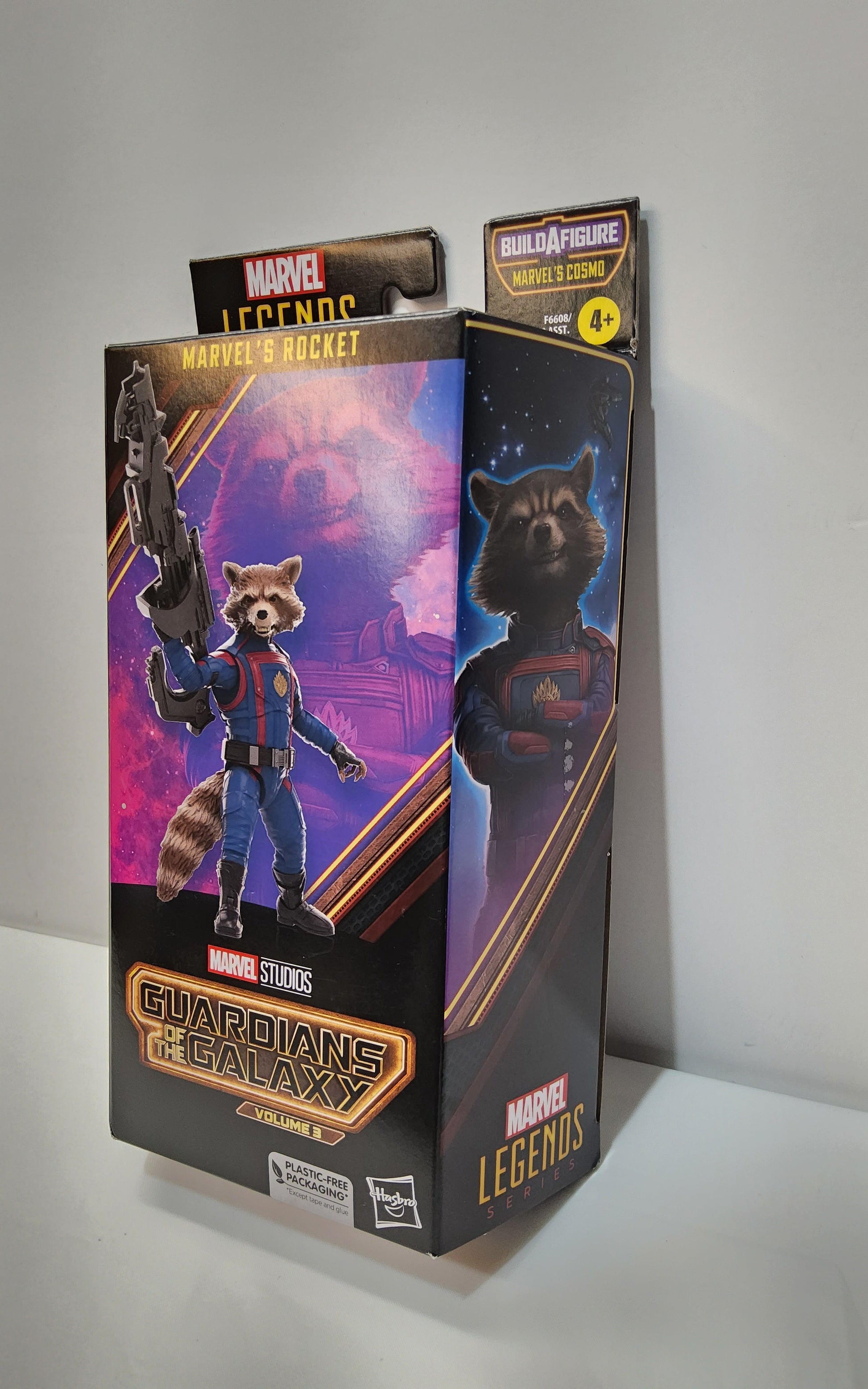 Hasbro Marvel Legends Rocket & Weapon Cosmo Build a Figure Guardians of the Galaxy 3 - Logan's Toy Chest