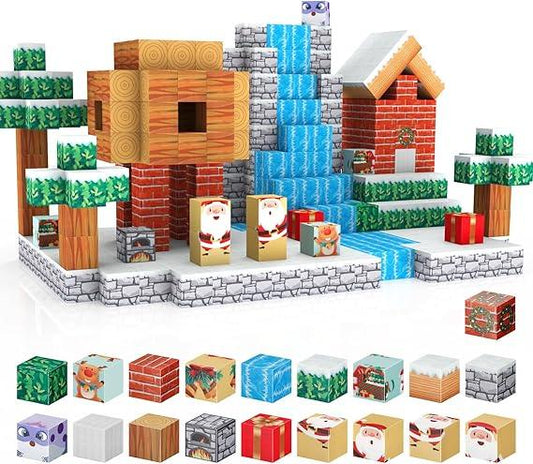 HASDSAGY 110pcs Building Blocks Set for Kids, Montessori Stacking Cubes - Logan's Toy Chest