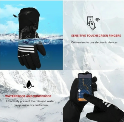 Hccsport Cold Weather Gloves Waterproof Anti-Slip Hand Warmers Skiing Large - Logan's Toy Chest