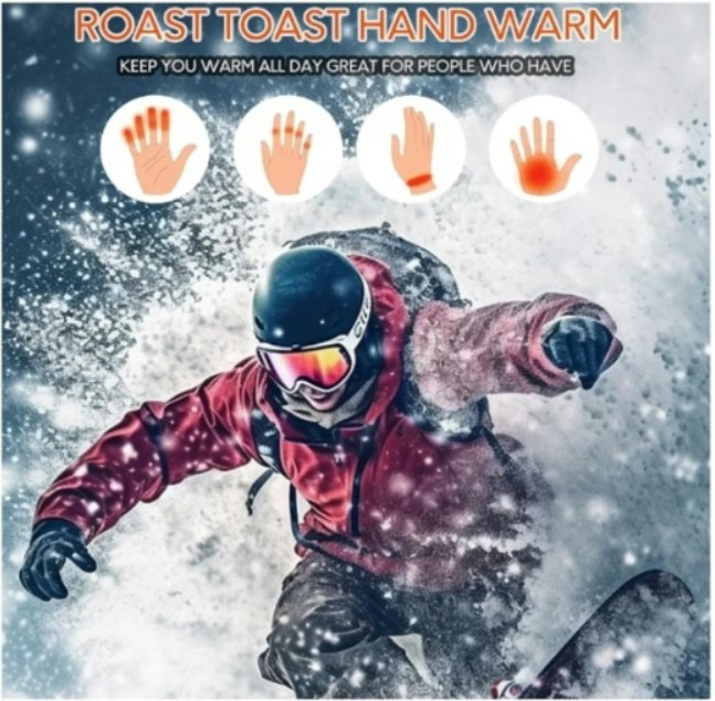 Hccsport Cold Weather Gloves Waterproof Anti-Slip Hand Warmers Skiing Large - Logan's Toy Chest