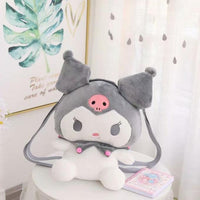 Hello Kitty & Friends My Melody Kuromi Cinnamoroll Kawaii Plush Backpack Plushies - Logan's Toy Chest