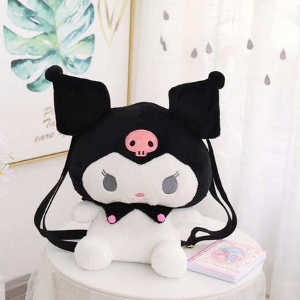 Hello Kitty & Friends My Melody Kuromi Cinnamoroll Kawaii Plush Backpack Plushies - Logan's Toy Chest