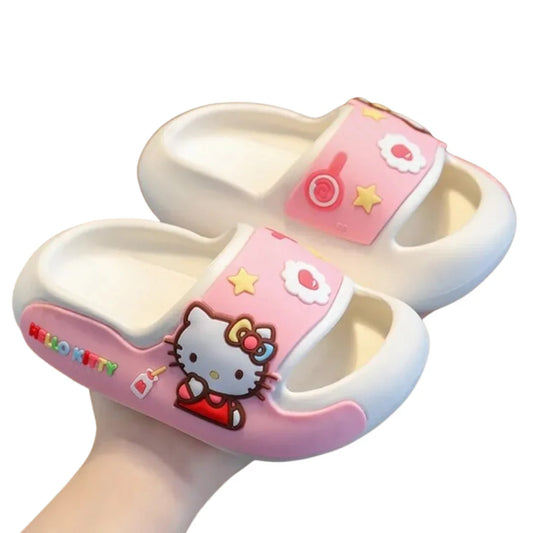Hello Kitty Candy Cloud Slides – Soft EVA Sandals Women’s 7.5–9 - Logan's Toy Chest