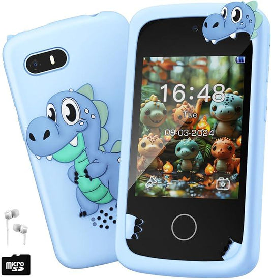 Hetyue Kids Smart Phone Toy –Touchscreen with Dual Cameras & Learning Games - Logan's Toy Chest