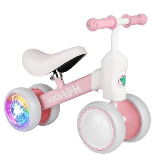 Hilifexll Baby Balance Bike with Colorful Lighting Wheels for 1-Year-Olds - Logan's Toy Chest