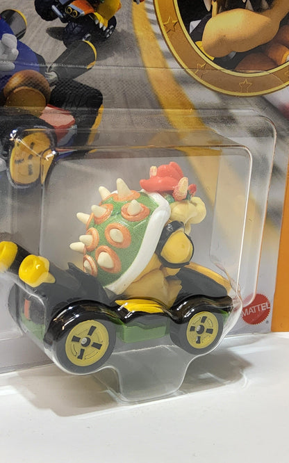 Hot Wheels Mario Kart Bowser Toy Car - Super Mario Die-Cast Kart - Logan's Toy Chest