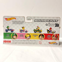 Hot Wheels Mario Kart Luigi Bowser Jr. Baby Princess Peach Baby Mario Racer Cars - Logan's Toy Chest