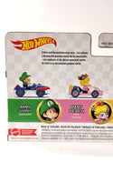 Hot Wheels Mario Kart Luigi Bowser Jr. Baby Princess Peach Baby Mario Racer Cars - Logan's Toy Chest