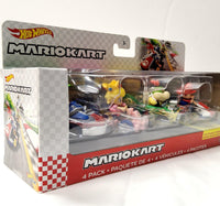 Hot Wheels Mario Kart Luigi Bowser Jr. Baby Princess Peach Baby Mario Racer Cars - Logan's Toy Chest