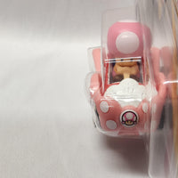 Hot Wheels Mario Kart Toadette Birthday Girl Kart Super Mario Nintendo Car - Logan's Toy Chest