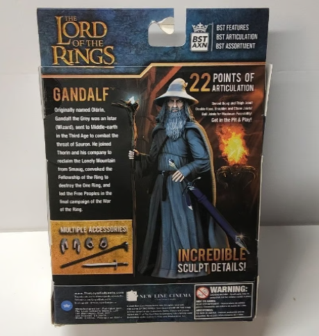 The Lord of the Rings Gandalf 5” BST AXN Action Figure - Collectible Toy