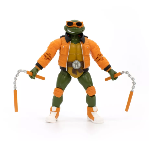 TMNT Michelangelo Windbreaker Action Figure - 1:15 Scale by Loyal Subjects