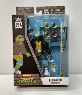 Nickelodeon TMNT Leonardo Black Jacket Action Figure - 5 to 6" Collectible