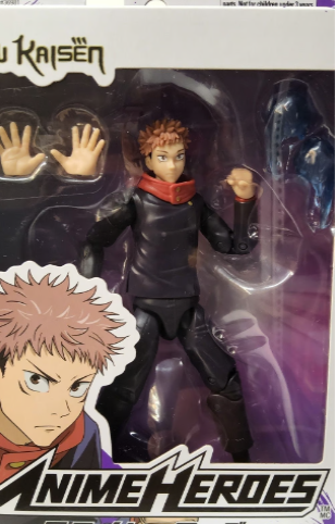 Jujutsu Kaisen Yuji Itadori 6.5" Action Figure - Anime Heroes Collectible