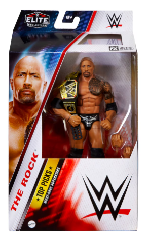 Mattel The Rock Elite Collection 6" Action Figure - WWE 2024 Wave 4