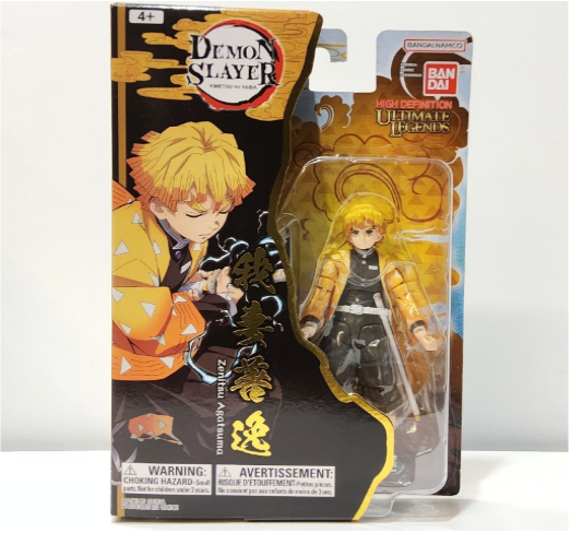 Demon Slayer Zenitsu Agatsuma Action Figure Bandai Ultimate Legends 6-Inch