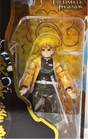 Demon Slayer Zenitsu Agatsuma Action Figure Bandai Ultimate Legends 6-Inch