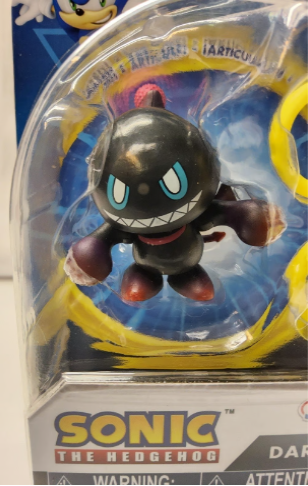 Sonic the Hedgehog 1.5" Dark Chao Figure | Rare HTF by Jakks Pacific