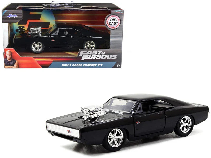 Jada 1/32 Scale Dom’s Dodge Charger R/T Diecast Car – Black, Movie Edition