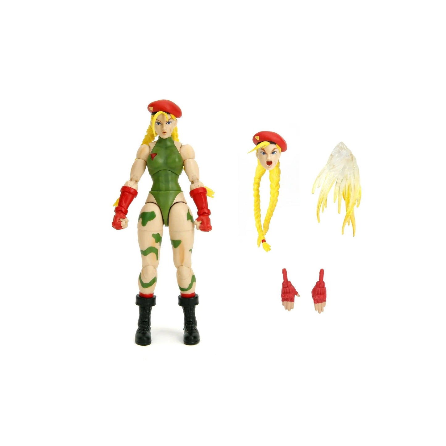 Jada Toys Street Fighter II Cammy Action Figure – 1:12 Scale w/ Accessories - Logan's Toy Chest