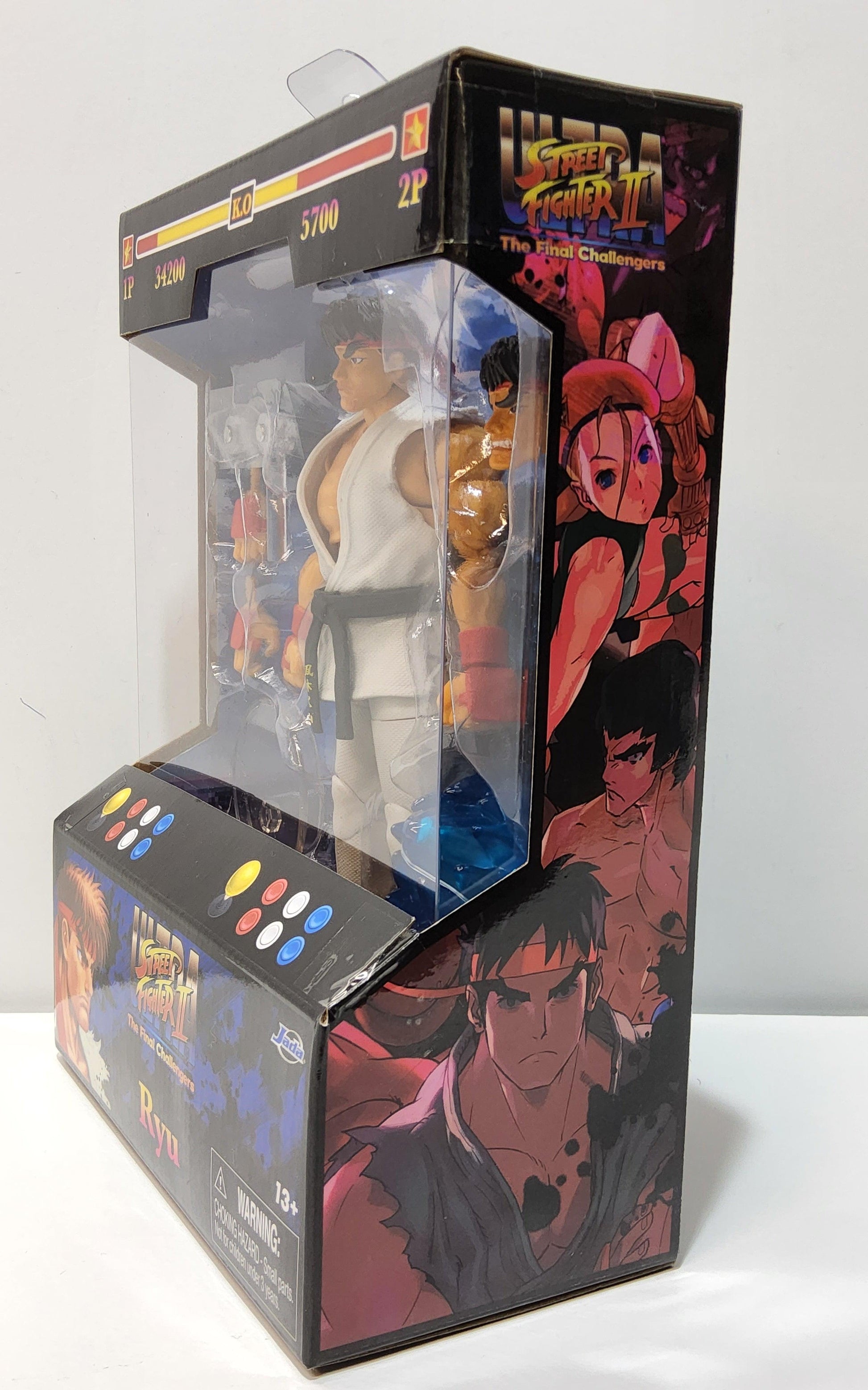 Jada Toys 6” Ryu Action Figure Ultra Street Fighter II The Final Challengers
