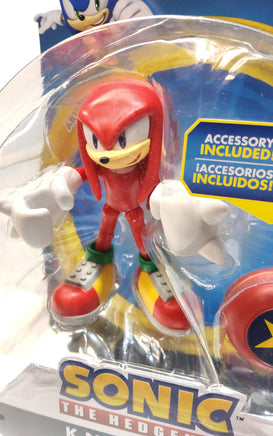 Jakks Pacific Knuckles Sonic the Hedgehog 4" Action Figure with Star Shield - Logan's Toy Chest