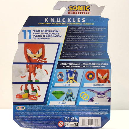 Jakks Pacific Knuckles Sonic the Hedgehog 4" Action Figure with Star Shield - Logan's Toy Chest