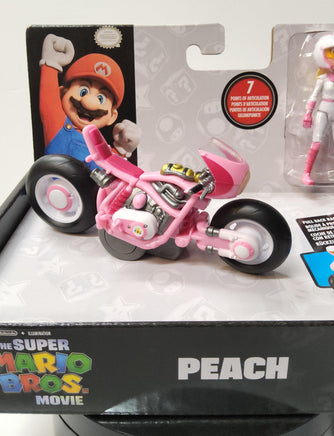 Jakks Pacific Princess Peach Super Mario Bros Racer Nintendo + Illumination Figure - Logan's Toy Chest