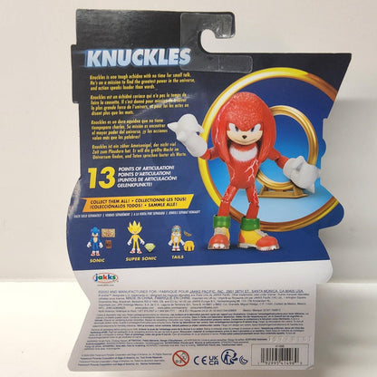 Jakks Pacific Sonic The Hedgehog Movie 2 Knuckles 4" Action Figure - Logan's Toy Chest