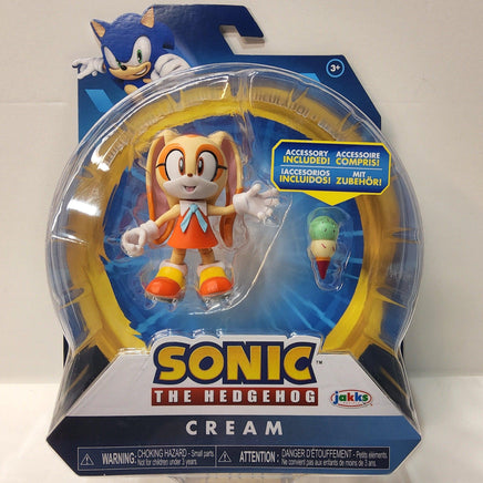 Jakks Pacific Sonic the Hedgehog Cream & Ice Cream Cone 4" Action Figure - Logan's Toy Chest