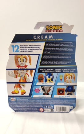 Jakks Pacific Sonic the Hedgehog Cream & Ice Cream Cone 4" Action Figure - Logan's Toy Chest