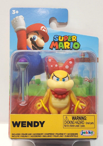 Jakks Pacific Wendy Koopaling Super Mario 2.5" Action Figure - Logan's Toy Chest