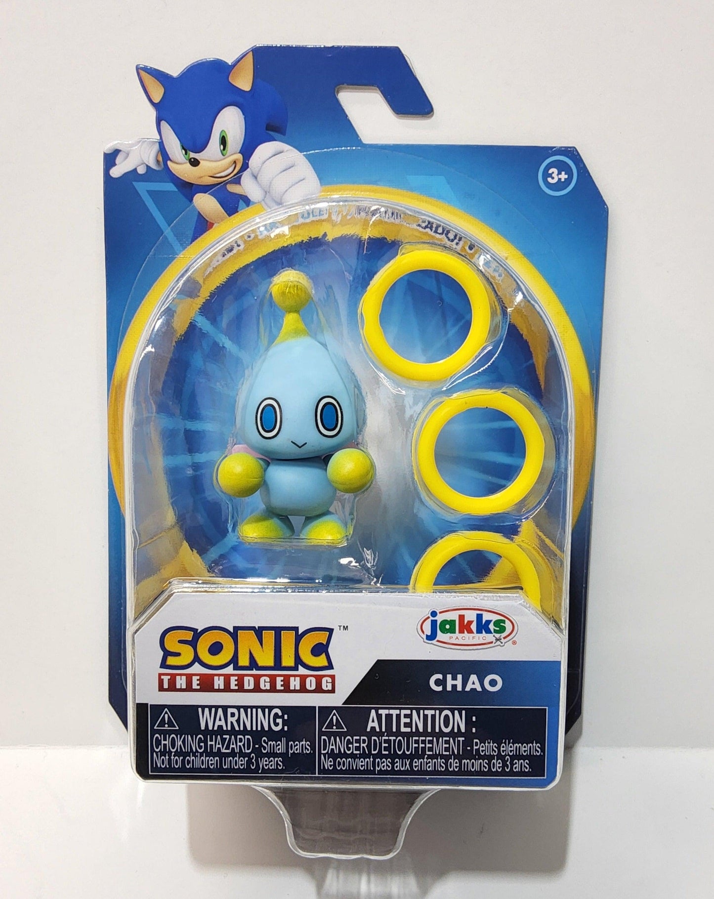 Jakks Sonic Hedgehog 2.5" Cheese Chao Figure w/ 3 Rings - Logan's Toy Chest