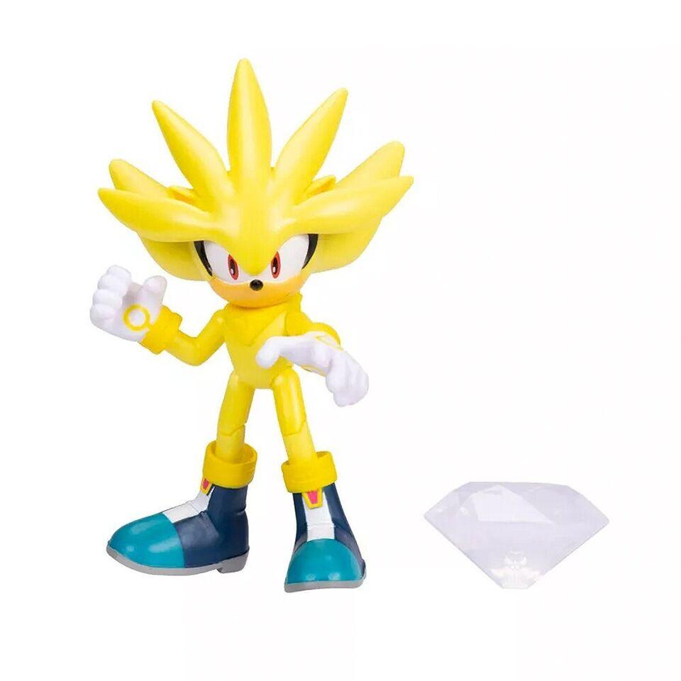 "Jakks Sonic Hedgehog Super Silver Action Figure 4-Inch" - Logan's Toy Chest