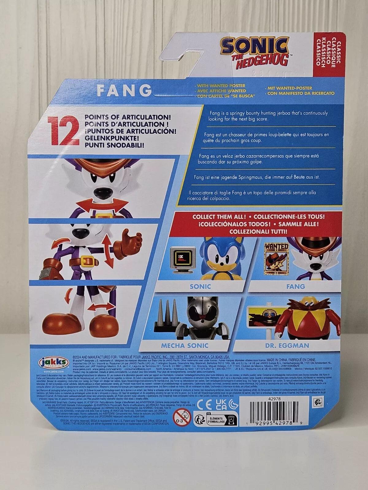 Jakks Sonic The Hedgehog FANG 4" Action Figure w/ Wanted Poster - 2024 - Logan's Toy Chest