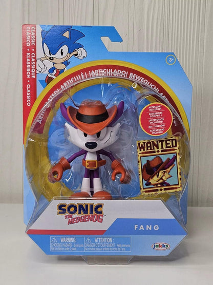 Jakks Sonic The Hedgehog FANG 4" Action Figure w/ Wanted Poster - 2024 - Logan's Toy Chest