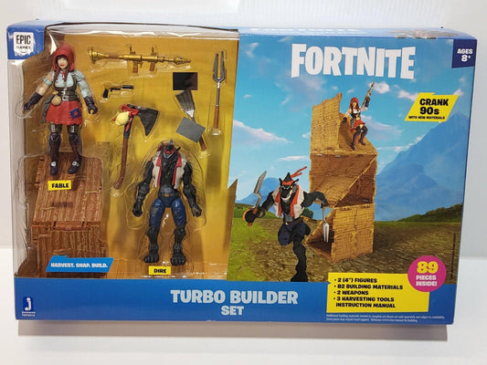 Fortnite Turbo Builder Set With Fable & Dire Action Figures Included - Logan's Toy Chest