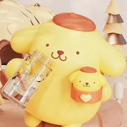 Kawaii Sanrio Kuromi Cinnamoroll Pompompurin My Melody Water Bottles - Logan's Toy Chest