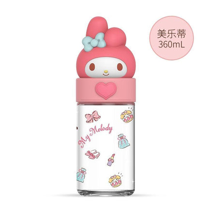 Kawaii Sanrio Kuromi Cinnamoroll Pompompurin My Melody Water Bottles - Logan's Toy Chest