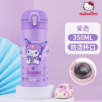 Kawaii Sanrio Portable 350ml Thermos Cinnamoroll Kuromi Insulated Water Bottles - Logan's Toy Chest