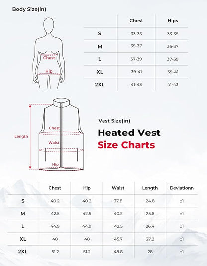 KEMIMOTO Women's Smart Heated Vest | APP Control & Battery Included - Logan's Toy Chest